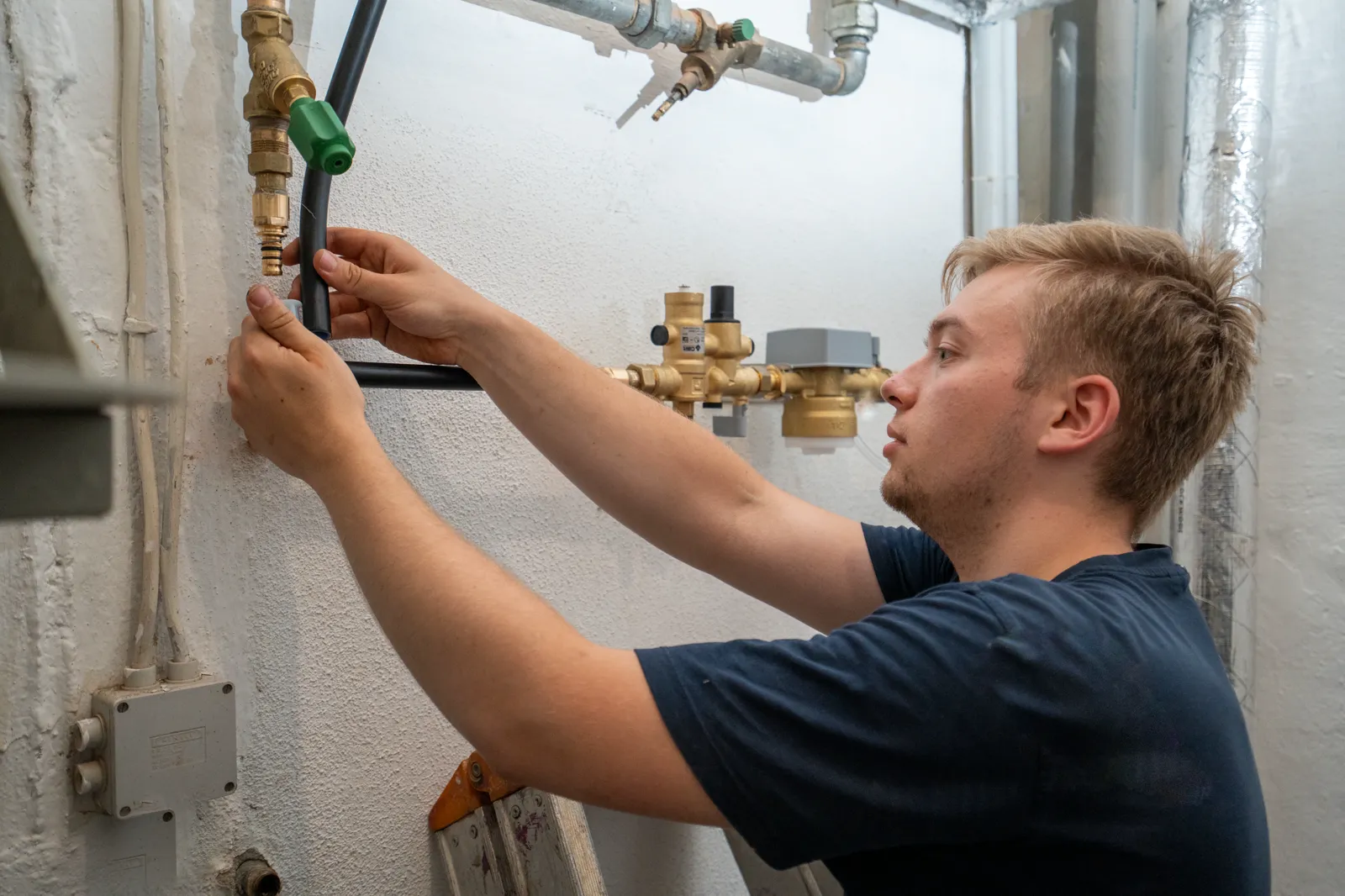 Rohrinstallation – präzises Arbeiten im Detail